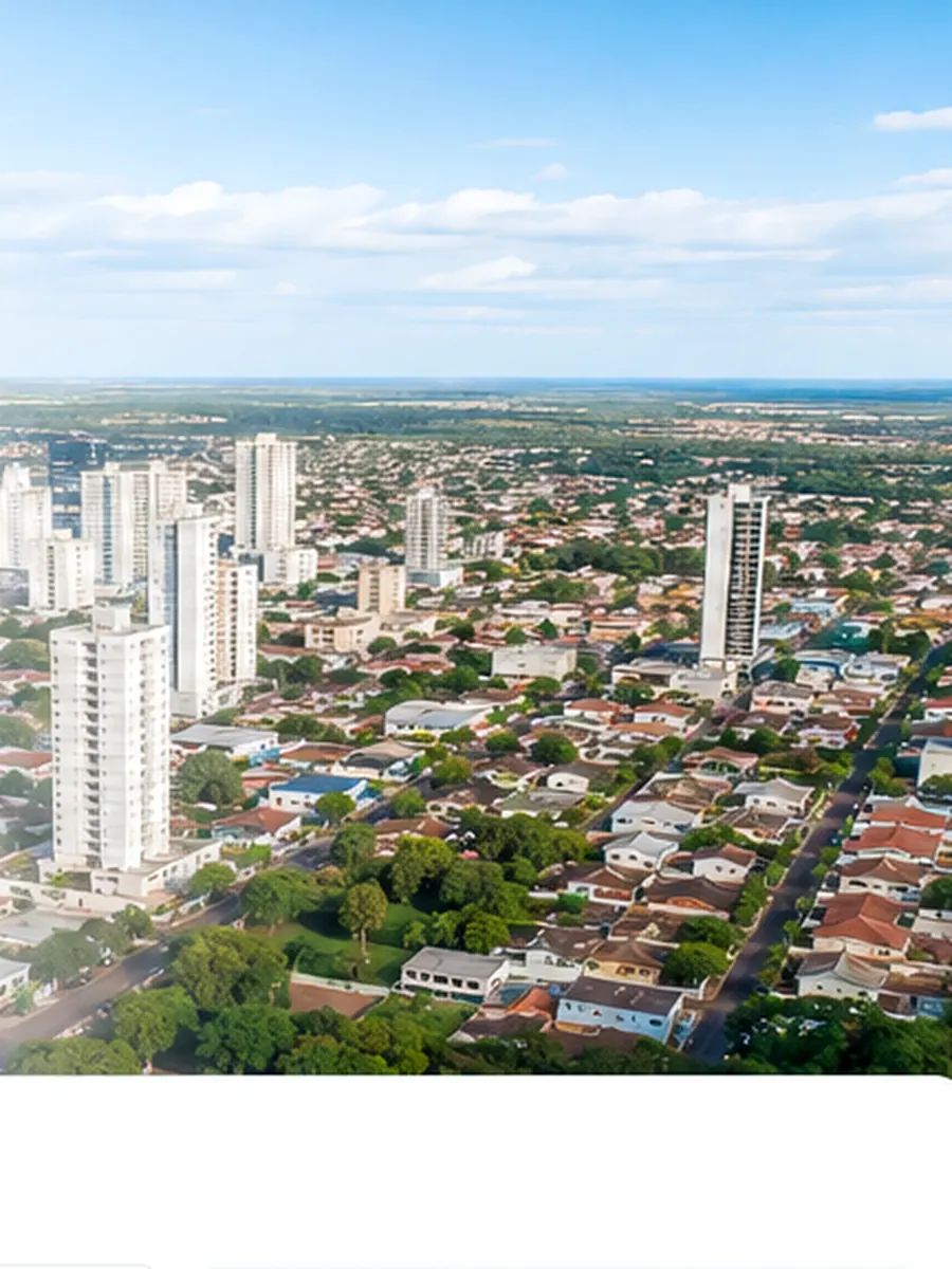 Vista urbana representando a atuação da BV Imobiliária em Tangará da Serra
